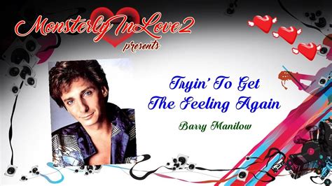 Barry Manilow Tryin To Get The Feeling Again 1975 Youtube