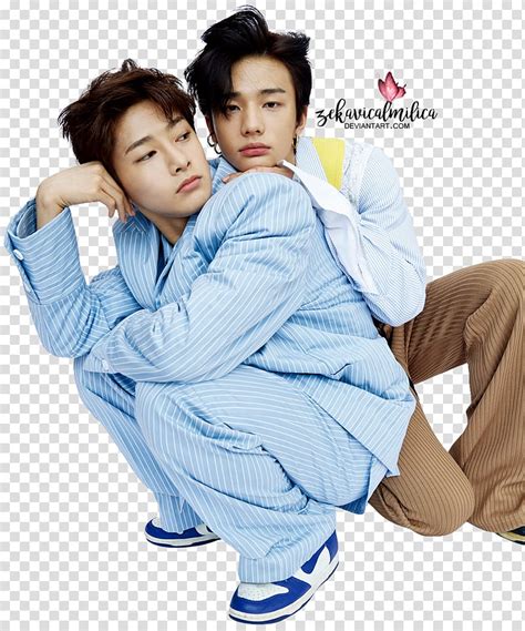 Stray Kids Hyunjin and I N DAZED, man leaning on man's ...