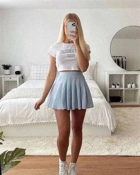 34 Cute Aesthetic Tennis Skirt Outfits To Copy 2022 Inspired Beauty