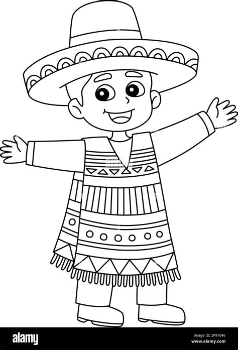 Dibujos De Mexicanos Para Colorear Vsun