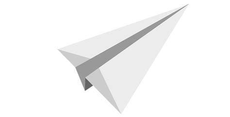 Descargar Avion De Papel Blanco PNG Transparente StickPNG