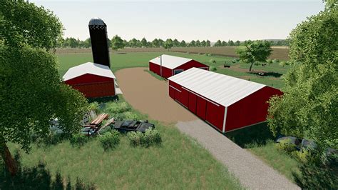 Farming Simulator 19 Game Mod Fs19 Cowbankbarn V10 Download 658