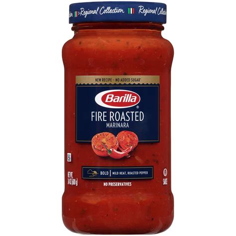 Barilla Fire Roasted Marinara Tomato Pasta Sauce 24 Oz Walmart Com