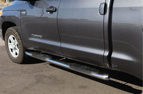 Toyota Tundra Double Cab Wide Polished Steps Truck Access Plus