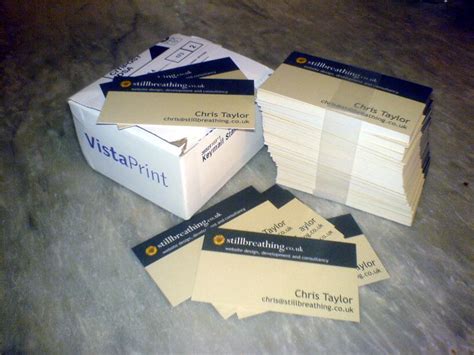 We did not find results for: VistaPrint - business cards for (almost) free - Still Breathing