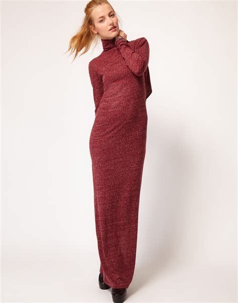 style fashion corner diesel roll neck maxi dress