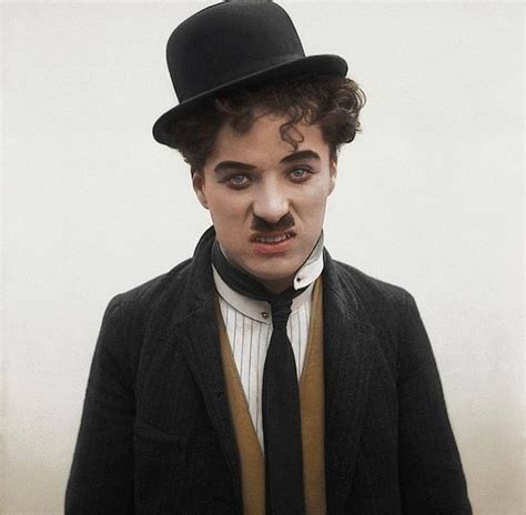 A Rare Colour Shot Of Charlie Chaplin Charlie Chaplin Charlie