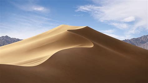 Stock Macos Mojave Dunes Night Desert 5k Hd Wallpaper