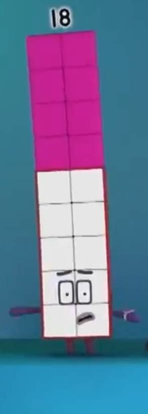 Numberblock 18 Says Uh Uh Blank Template Imgflip