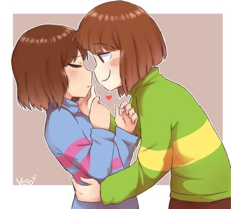 Frisk And Chara By Veronica453 On Deviantart