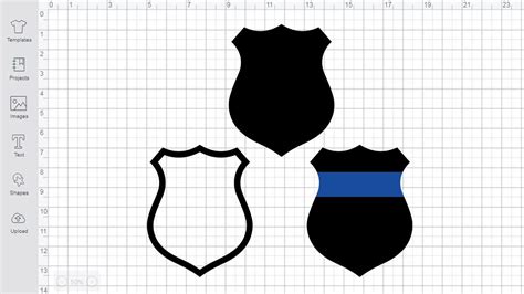 Police Badge SVG free Cricut Silhouette cut files police svg blue line