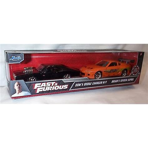 Buy Jada Diecast Fast And Furious Twin Pack Brians Toyota Supra And Dom