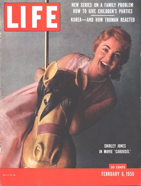 Shirley Jones On The Cover Of Life February 6 1956 With Images