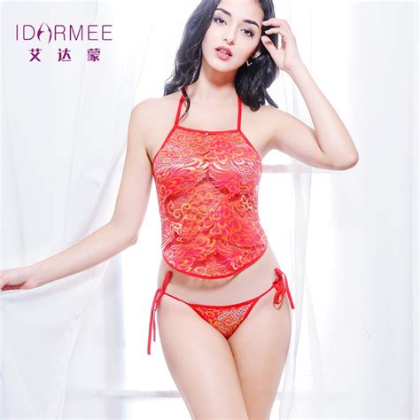 Idarmee S6536 Brand Upscale Intimate Red Lace Sexi Women Lingerie