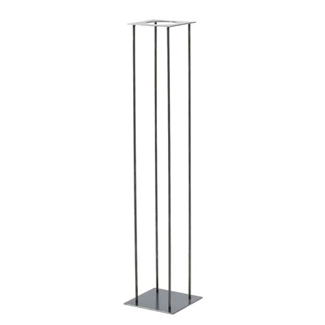 45” X8” X 8” Silver Harlow Stand Ad Quality Wholesale