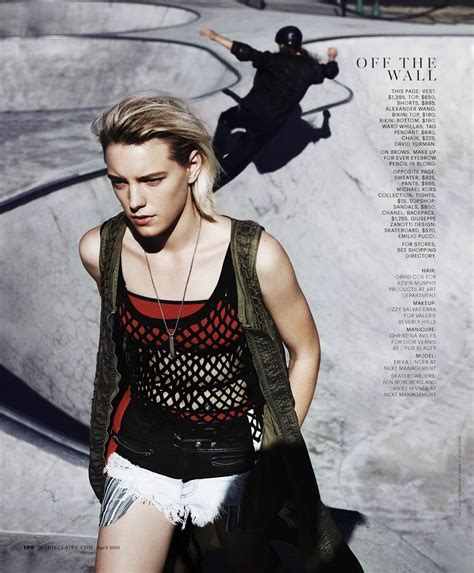 ramp it up erika linder by jan welters for marie claire us april 2016 below her mouth glam