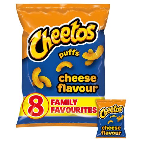 Cheetos Puffs Cheese Multipack Snacks 8x13g Multipack Crisps