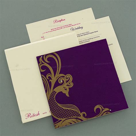 Designer Wedding Card 14164 My Shadi Cards