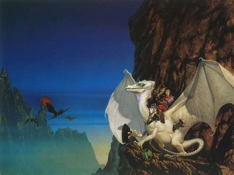 Michael Whelan White Dragon Dragonriders Of Pern White Dragon