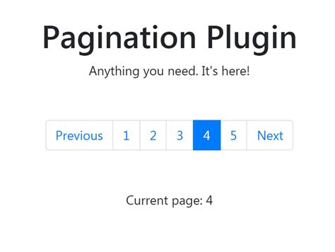 Bootstrap 4 Modern Pagination With Jquery — Codehim