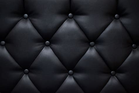 Premium Photo Black Color Sofa Texture