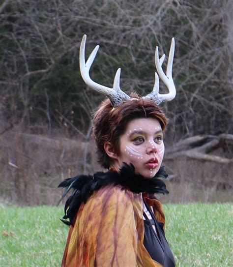 pagan fairy spring ritual antlers