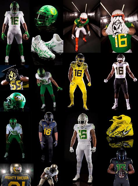 Oregon Football Uniforms