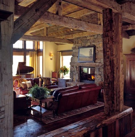 18 Cozy Rustic Living Room Design Ideas