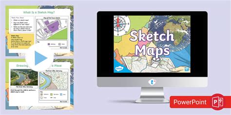 Drawing Sketch Maps Powerpoint South Africa Twinkl