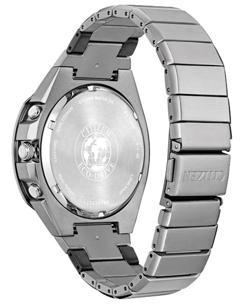 super titanium armor black dial titanium 1 dlc plated link bracelet ca7058 55e citizen