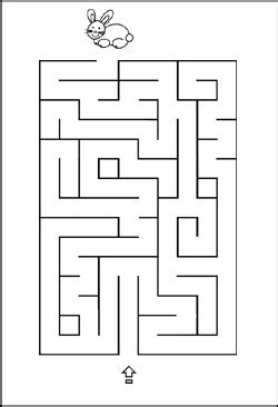 Ideal für schnitzelagd & schatzsuche. Labyrinth Bilder für Kinder - Kinderrätsel