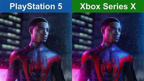 Spider Man Miles Morales Ps5 Vs Xbox Series X Graphics Comparison