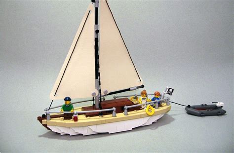 An Interesting Idea Lovely Sailboat Lego Ship Lego Boat Lego Beach