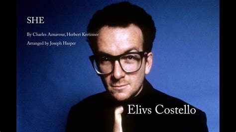 she elvis costello for vocal and little big band youtube