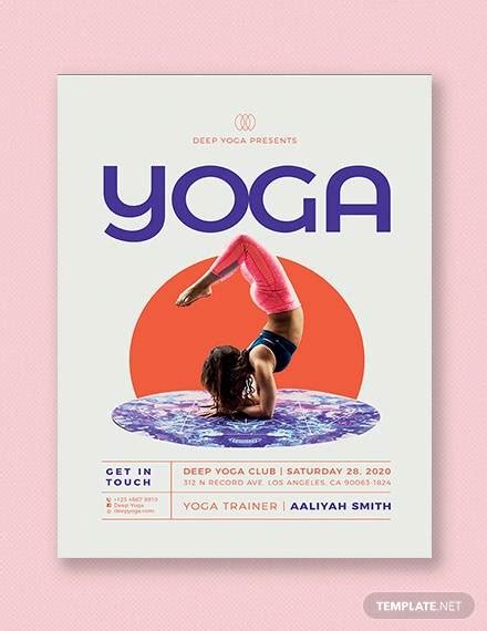 free 27 yoga flyer templates in eps psd ms word pages publisher indesign ai