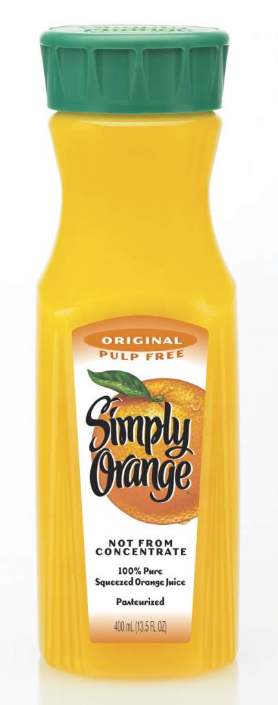 Simply Orange 100 Pure Squeezed 115 Fl Oz