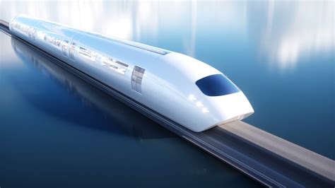 Speedly Futuristic Monorail Train Concept Of Future People And