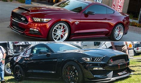 Designed with fighter jets in mind, the aerodynamic exterior helps get you to a top speed of 186 mph. 2015 Super Snake Mustang vs 2015 Shelby GT350R ...