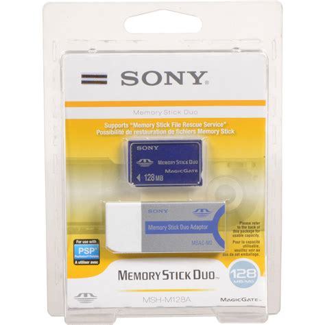 Sony 128mb Memory Stick Duo Msh M128ax Bandh Photo Video