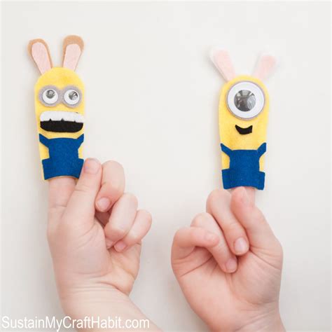 Minions Finger Puppet Printable Minion Craft Finger Puppets Diy Minions