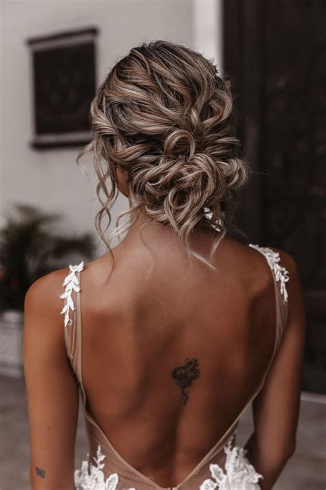 Wedding Hair Inspiration Bridal Updo Whimsical Wedding Curles Romantic Luxury Hair Style