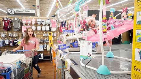 Shopping With Reborn Baby Elf For Newborn Baby Supplies At Walmart