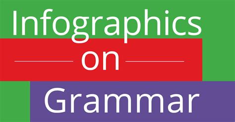 Infographics On Grammar Book Cave
