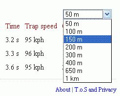 There are three ways to use this online tool and here are the steps accelerationtimes.com - calculate dragrace and ...
