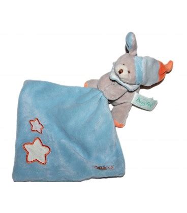 Doudou Luminescent Chien Ours Gris Bonnet Baby Nat Babynat