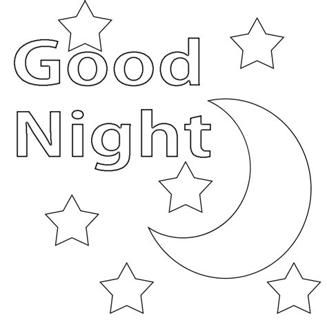 Good Night Coloring Pages Printable,Goodnight Moon