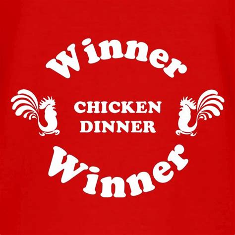 Winner Winner Chicken Dinner V Neck T Shirt By Chargrilled