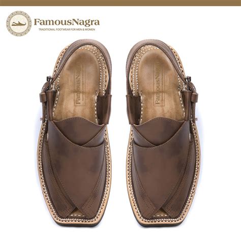 Peshawari Chappal Sandal Kaptaan Chappal Gents Genuine Leather