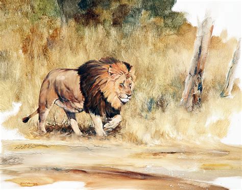 South African Wildlife Artist Geoff Hunter Wildlife Art