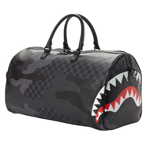 Sprayground Leather 3am Limited Edition Duffle Bag In Black For Men Lyst